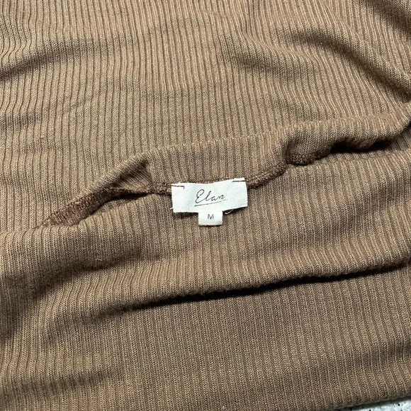 Elan Brown Ribbed Lounge Set - Picture 5 of 9